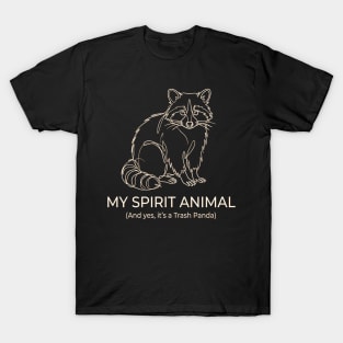 Raccoon Trash Panda My Spirit Animal Graphic T-Shirt